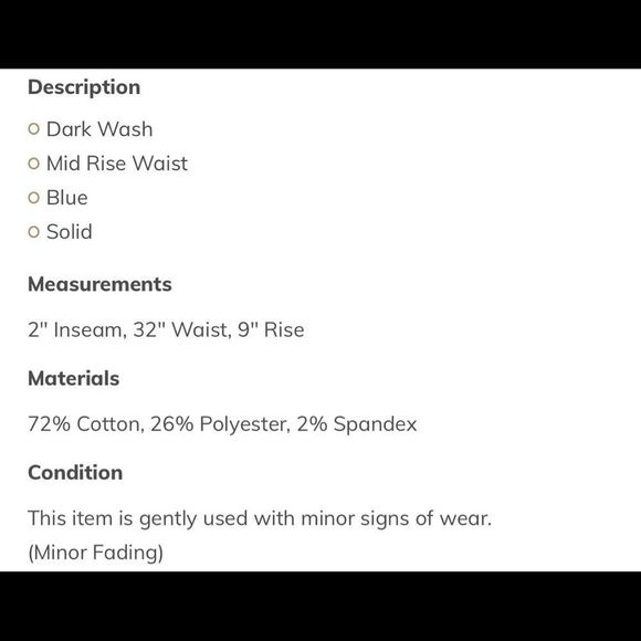 2.1 Denim shorts - Picture 3 of 3